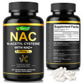 Itawel Wholesale Vegan N-Acetyl Cysteine Supplement Cellular Vitality Supports Immune Respiratory Health NAC Capsules 1200mg