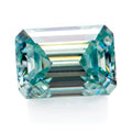 Free Shipping Girdle 3x5-10x14mm Aqua Blue Original Color Uncoated Color Emerald Cut Excellent Cut VVS1 Wholesale Gemstones MegaBDM