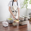 Hot Sell Refrigerator Food Container PP Material Steamable Drain Basket Vegetable Storage Boxes
