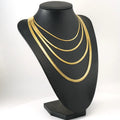 2023 Gold Stainless Steel Snake Bone Chain Necklace 18K Titanium Steel Blade Female Flat Snake Chain for Gift