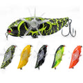 Topwater 7.5cm 15.5g ABS Floating Double Propeller Artificial Hard Bait Tractor Treble Hook Trolling Long Distance River Lake