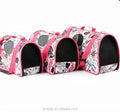 Oxford Material Pet Carrying Backpack Bag Printed Pattern Outdoor Travel Cat and Dog Small Animal Carrier with Zipper Closure