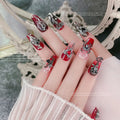 Luxury Diamond  3D Metal Spider Nail Charms Bulk Wholesale Alloy Jewelry Nail Art Rhinestones Decoration