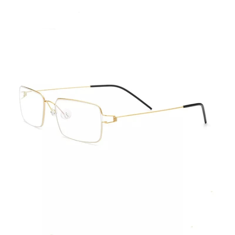 Titanium Alloy Glasses Frame Men Reading Glasses Prescription Eyeglasses Korean Denmark Women Presbyopiaframe Screwless Eyewear