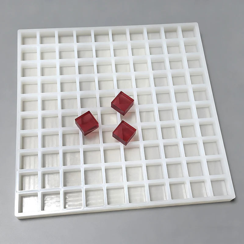 225 Cavity Square Food Grade Silicone Chocolate Mold Multi-purpose Baking Cake Candy Gummy Chocolate Molds