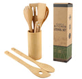 Natural Ladle Spatula Skimmer Gadgets Cooking Kitchen Accessories Bamboo Utensils Tool Sets Stainless Steel Kitchenware