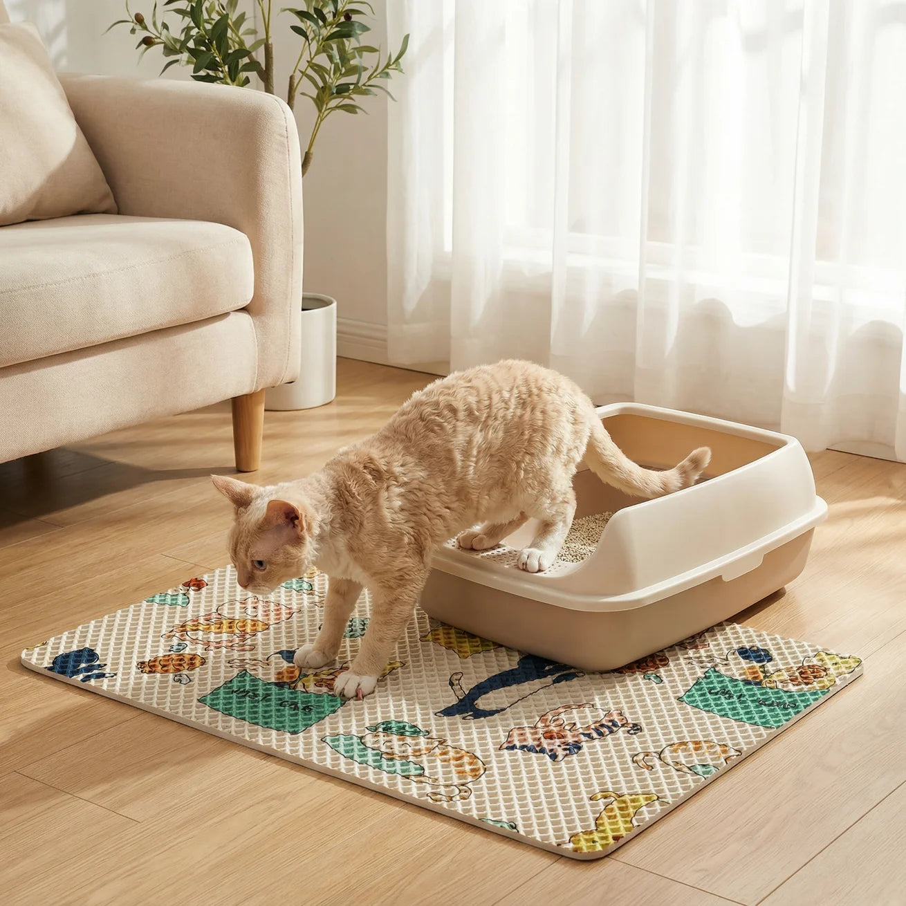 Absorbent Reusable Washable Puppy Pet Pads Dog Training Pads Waterproof Underpad Pet Playpen Mat Floor Mat for Puppy Dog Pee Pad