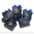 Hot Selling Custom Logo Printing Recycle Blue Paper Bag Gift Bag for Christmas Candy Bags