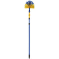 DOOSO Plastic Ceiling Broom with Telescopic Handle Extension Rod Cleaning Brush