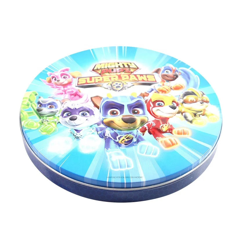 Cartoon Direct Factory Wholesale Round Tin Box Puzzle Can with Offset Printing Customized Color OEM/ODM Service
