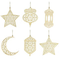 DIY Sustainable MDF Christmas Decorations Irregular Shape Hanging Pendant & Modern Wood Wall Hanging