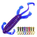 Spinpoler Floating Craw Fishing Lures Shrimp Soft Bug Bait 75mm/3.5g Wobblers Bass TPR Worm Artificial Pesca Tackle
