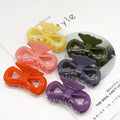 MIO Bright Shinning Color Bath Hair Claw Clip Plastic Colorful Fancy Bow Tie Claw Clamp for Girls Women Lady