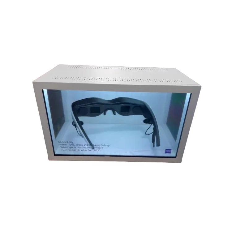 Hologram 3D Advertising Equipment Interactive Multitouch Transparent Lcd Monitor