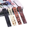 Supplier Chinese Style Window Grille Bookmark Wood Engraved Cultural Design for Graduation Business Company