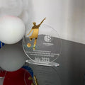 Custom Acrylic Award Display Stand Acrylic Trophy Holder