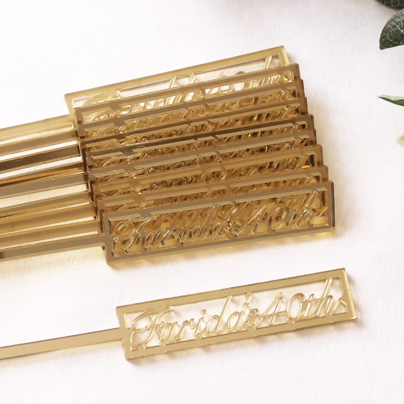 Wholesale 16th 18th 40th 60th Birthday Laser Cut Acrylic Caipirinha Pestles with Customized logo and Custom Drink Sticks