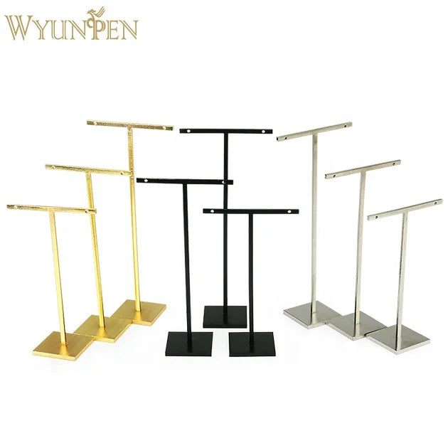 WYP Premium Metal Earring Display T Bar Style Stands Elevate Your Jewelry Exhibition Presentation
