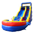 Commercial Inflatable Jumper Bouncy Castle Outdoor air Slide Bounce House Moonwalk Blue Crush Inflatable Water Slide with Plunge