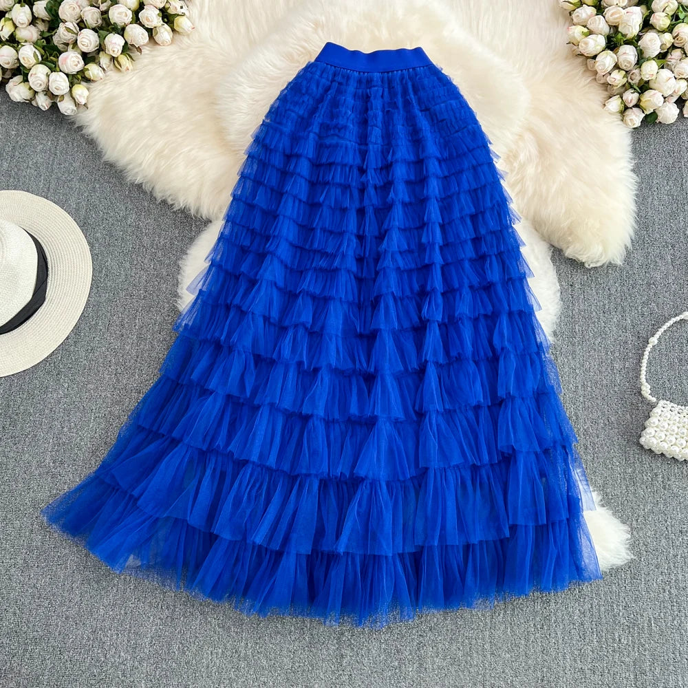 Boutique Wholesale 2026 Summer New Fashionable and Versatile High Waist Slimming A-line Women's Half Skirt MegaBDM