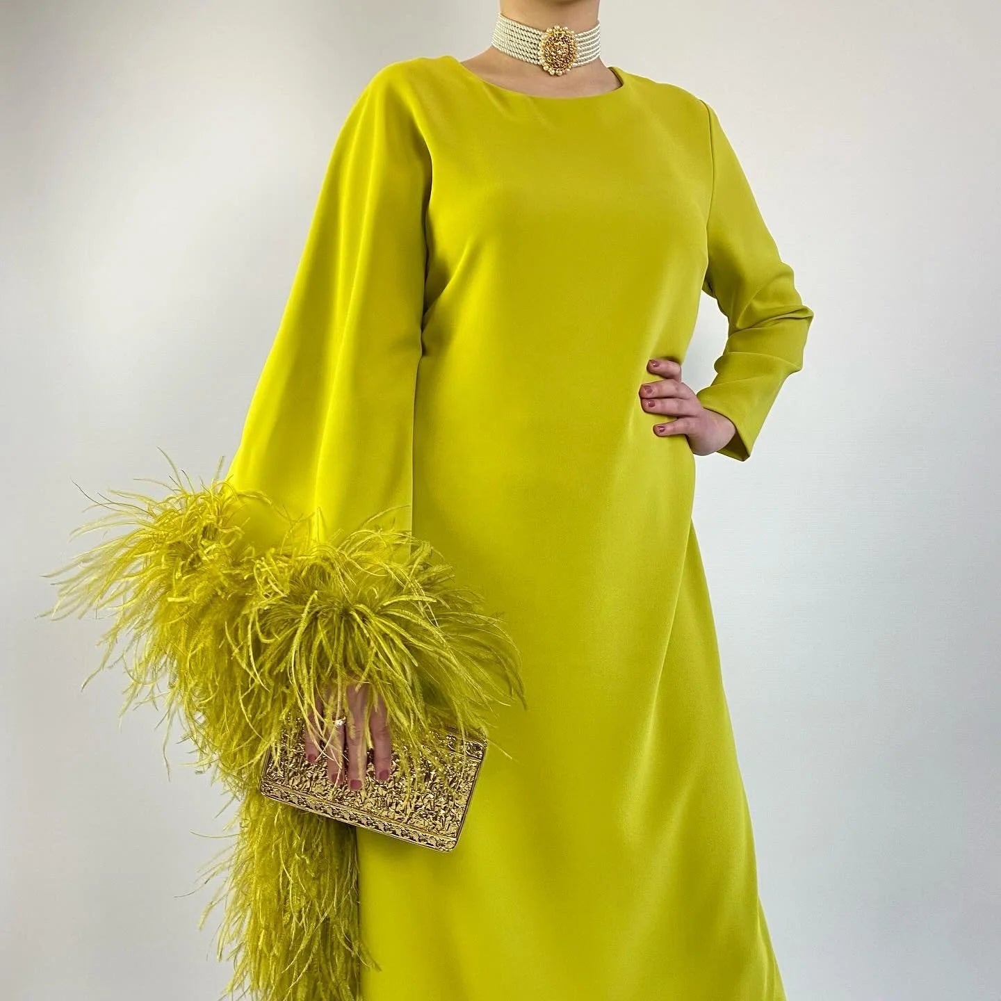 Dubai Luxury Evening Dresses for Muslim Women Arabic Flare Abaya with Free Size and Long Sleeves ODM Ready