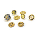 FAST DELIVERY 16mm Rotary Enamel Pins Lion Club Lapel Pins Badges