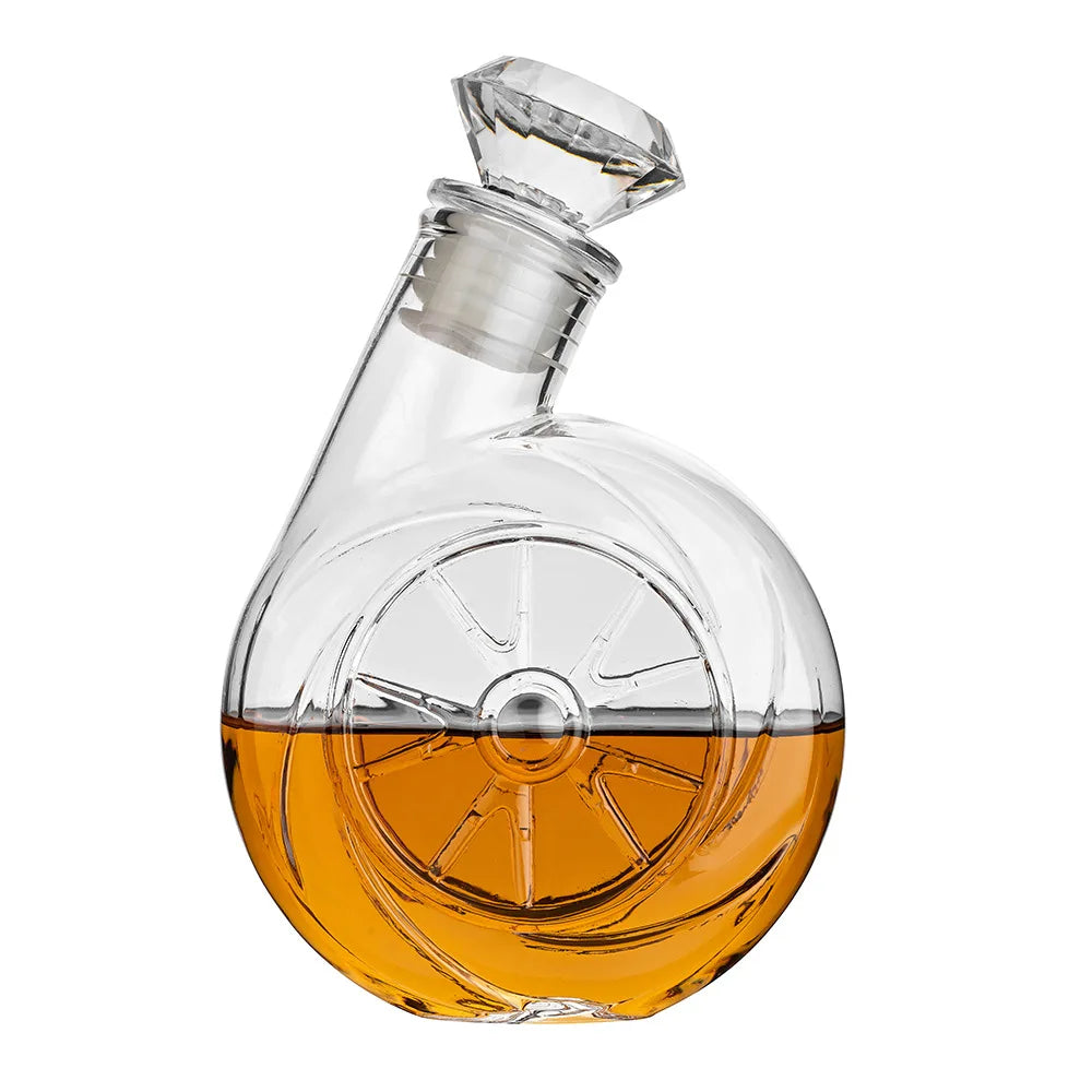 Creative Design Snail Shape High Borosilicate Glass 500ml Decanter Bottle Whisky Wine Decanter