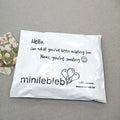 Eco-friendly Poly Mailing Mailer Bags Courier Shipping Bag Screen Printing Recyclable Factory Directly Supply Custom Logo White