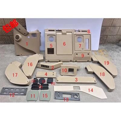 TALUADA Excavator Cabin Interior Decoration Panel Doosan Daewoo DH150-9 DH220-9 DH225-9 DH300-9 Cab Interior Trimming Panel