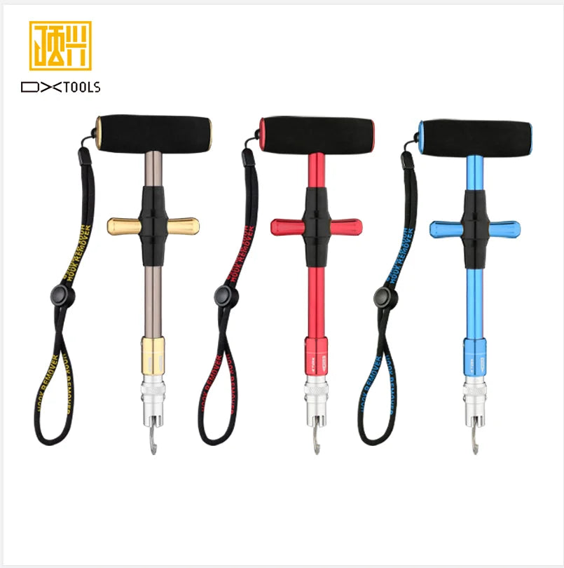 2021 New Design Aluminum Fish Hook Remover with EVA Handle 2.8cm/11inch Size DingXing Brand Fishing Gripper Tools