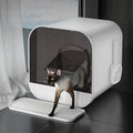New Drawer Type Litter Box Fully Enclosed Anti-splash Cat Toilet Cleaning Supplies with Cat Litter Villa Style Cat Litter