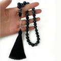Natural Agate10mm 33pcs Muslim Rosary Bead Islam Prayer Beads Tasbih Misbaha Tasbeeh Subha Islamic Gifts  Sibha