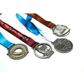 Running Medal Custom Shape with Enamel Craft and Sublimation Lanyards