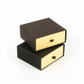 Wholesale Drawer Gift Jewelry Box Gold Foil  Paper Cardboard Mail Box