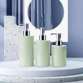 Luxury 250ml 300ml 200ml Green Empty Conditioner Shower Gel Plastic Packaging Pet Flat Shoulder Shampoo Pump Bottle