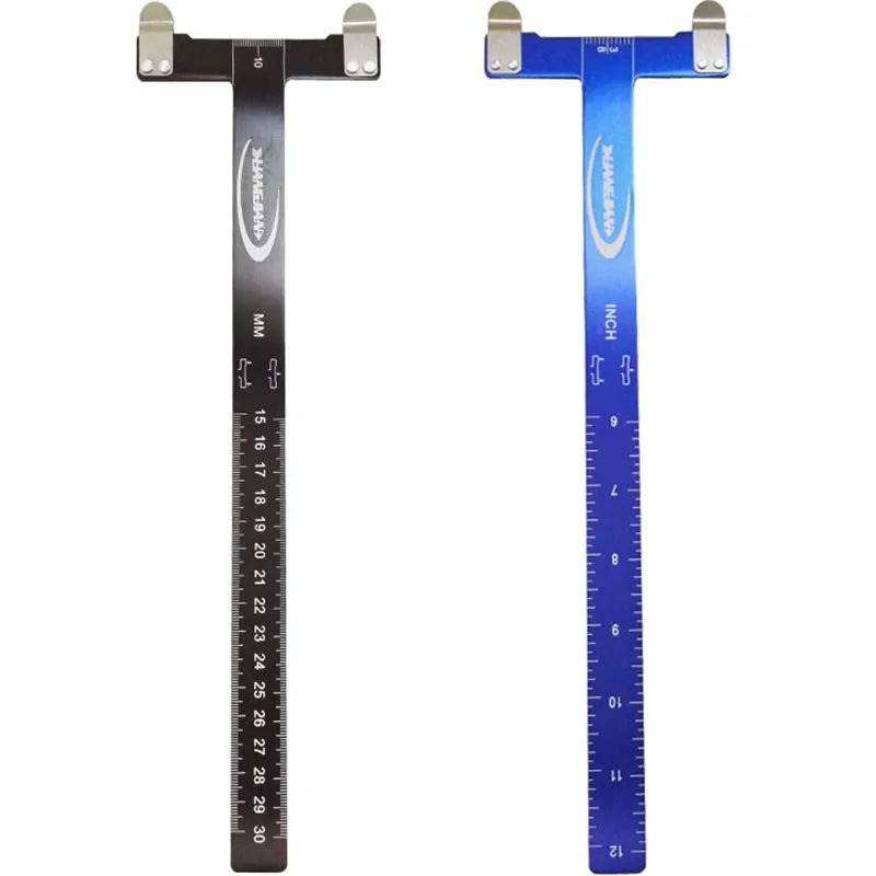 Archery Tool Aluminum T-Square Rulers Measurement Square Ruler for Compound Recurve Bow Accessories T Square Rulers