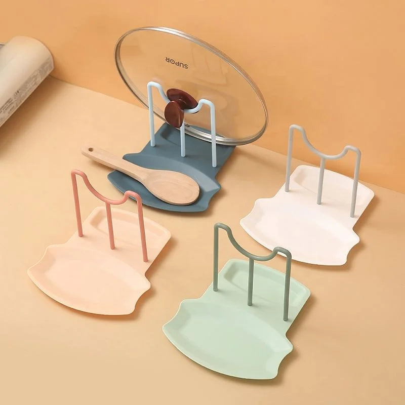 2024 New Simple Multifunctional Kitchen Shelf Spatula Sitting Sorting Rack Spoon Rack Multifunctional Pot Cover Rack