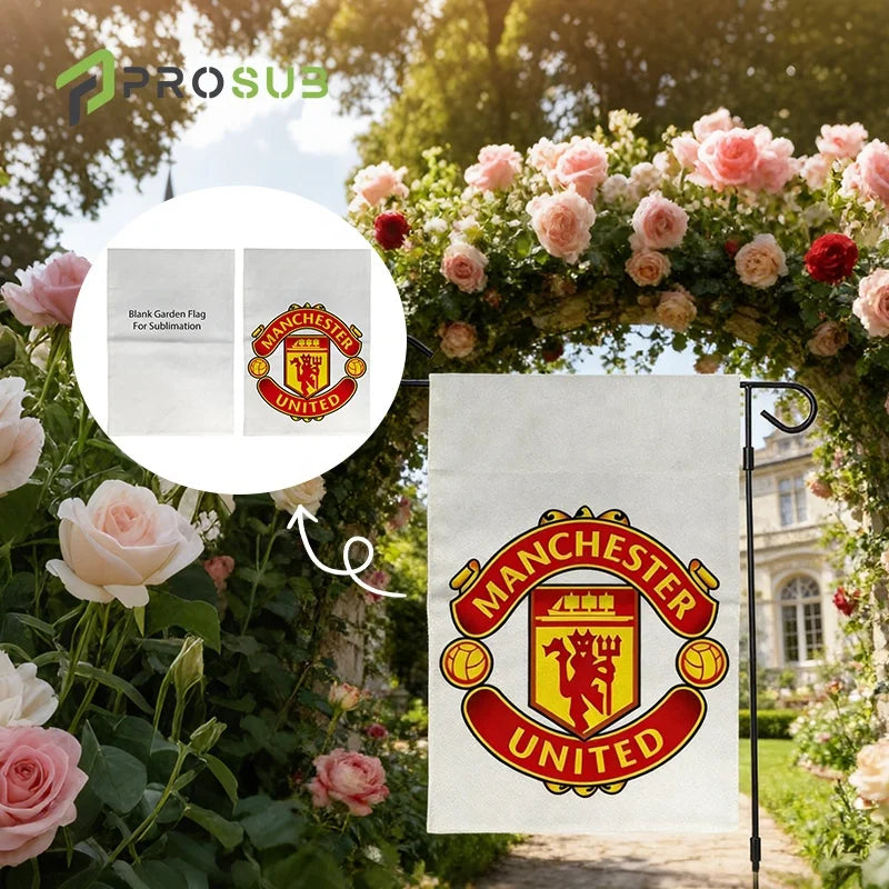 Prosub Sublimation Flag Blank DIY Custom Printing Yard Flag Sublimation Garden Flags