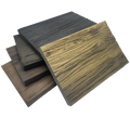 Black Teak Waterproof 23mm Laminate Engineered Wood Plastic Composite Panel Interlocking Wpc Decking Outdoor Board Terrace Patio
