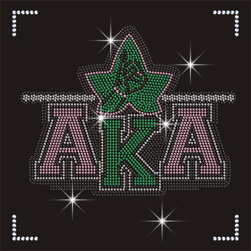 Rhinestone Heat Transfer Tape Paper Hotfix Iron on Crystal Bling Ready to Press Custom Decals Factory Supply Accessories