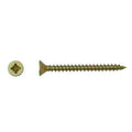 Factory Screws Carbon Steel Yellow Zinc Plated Pozi Drive Self Tapping Chipboard Screw for Flooring Furniture