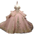 Empire Lace Sweetheart Ball Gown Quinceanera Party Formal Dresses for Girls Jancember 5841-1
