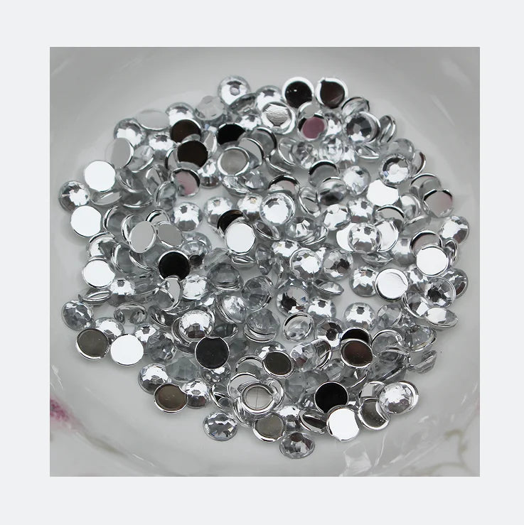 Resin Flatbacks Red Rhinestones Nail Art With Sizes 2mm3mm4mm5mm6mm