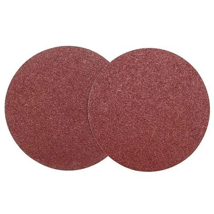 100mm 6-Hole Medium Hardness Aluminum Oxide Abrasive Discs 40-2000 Grit OEM Customizable for Wood Metal & Drywall