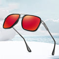 High Quality Change Color Sun Glasses Anti-glare Driving Oculos De Sol Square Photochromic Polarized Sunglasses Men