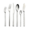 Baroque Style Knife Fork Spoon Modern Hammerd Cutlery 18/0 Stainless Steel Flatware Set for Hotel