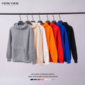 High Quality 500GSM Custom Silver fox Wool Lined Puff Printing Winter Hoodie for Men Fleece Blank Hoodies & Sweatshirts