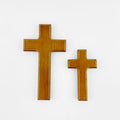 HT Wooden Cross Christians Orthodox Catholic Cross Spiritual Religious Cross With Faith for Church Home Room Decoration