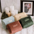Wholesale Personalized Velvet Makeup Bag Beautiful Travel Toiletry Bag Fashion Cosmetic Brush Bag for Bridesmaids
