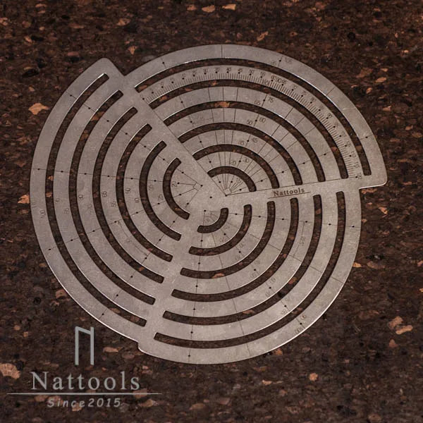 Nattools Super Large Curved Board a Curve Template That Can Be Drawn by a Rounded Ruler With Various Radii MegaBDM